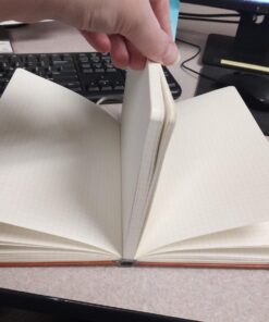 Grid Paper Notebook - Hardcover Classic Notebook with Pen Holder - Thick Premium Paper + Page Dividers Gifts 8.4 x 5.7 In 44 61Samc9qbkL