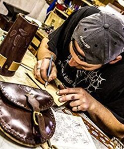 Toferner Original Gift - Letter Opener - Hand Forged Knife- Sports- Hand Made Genuine Leather Case- Hardened Blade - Vintage– Art Collection- Antiquity- Great Gift Idea 22 61SanQvKtFL