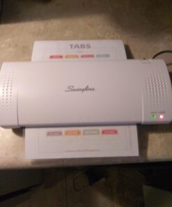 GBC Thermal Laminator Machine, Inspire, 9 Inch, Quick Warm-Up, 3 or 5 Mil, with 5 Standard Laminating Pouches for Home, Office and Classroom, Black (1701857) Frustration-Free Packaging 39 61SccnSuYGL