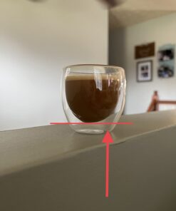 Kitchables Espresso Shot Glass, Durable Double Walled Espresso Cups, Clear Shot Glasses for Coffee Shots, Espresso Cups Set of 2, 2.7oz Tasas Transparente Para Café Bonitas 2.7oz Pack of 2 25 61SdFmHQhaL