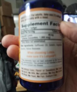 Puritan's Pride Lutein 40 Mg With Zeaxanthin Softgels, 120 Count 120 Count (Pack of 1) 15 61SdWzmVXRL