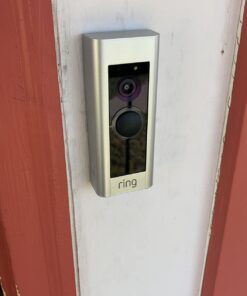 Ring Video Doorbell Pro – Upgraded, with added security features and a sleek design (existing doorbell wiring required) Doorbell only 46 61SdcI5IkoL