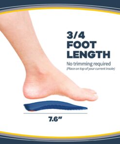 Dr. Scholl's ARCH Pain Relief Orthotics, Insoles for Men (8-12), 1 Pair Shoe Inserts 19 61Setx kirL