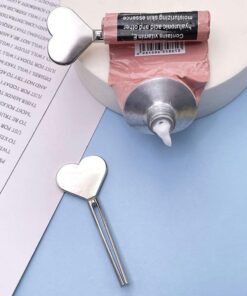 SSRoirvbb Metal Manual Toothpaste Squeezer,Stainless Steel Dispenser Tube Squeezer,Hand Cream Tube Key Roller Set,Metal Tube Squeezer Rolling Key for Bathroom Cosmetic 1pc Rose Gold 12 61SfCkBmatL