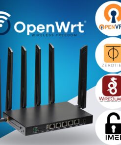 TAKTIKAL 4G LTE CAT6 Dual-Band Openwrt Wi-Fi Sim Router for Home & Business with MIMO, Band Lock, OpenVPN, Zero-Tier, & TTL - Plug and Play Connection on AT&T, T-Mobile, & Verizon… (CAT6) 8 61Sfm8XJZL