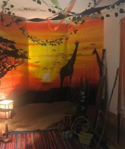 African Safari Backdrop Banner - Party Decor - Wall Decor - Preprinted Backdrops - 3 Pieces 7 61SgAj3grL