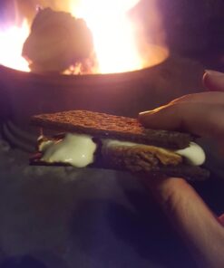 MalloMe Marshmallow Roasting Sticks Smores Kit - Marshmallows Smores Sticks for Fire Pit Long - Camping Campfire Accessories S'mores Gift Set- Smore Hot Dog Roaster Marshmello Skewers - 34 Inch 5 Pack Set of 5 38 61ShGm2CVeL