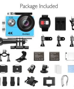 AKASO EK7000 4K30FPS Action Camera Ultra HD Underwater Camera 170 Degree Wide Angle 98FT Waterproof Camera Blue 26 61ShqKDShL