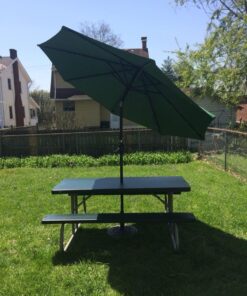 Lifetime 22123 Folding Picnic Table, 6 Feet, Hunter Green 31 61Sk9MGBomL