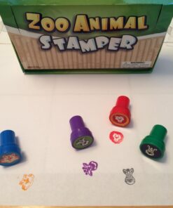 Alternative view of ~ 24 ~ Jungle Zoo Safari Stampers Self-ink Stamps ~ NEW