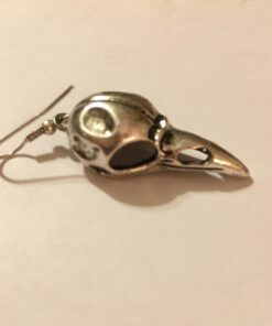 RechicGu Crow Viking Odin Bird Raven Skull Dangle Earrings Skeleton Death Devil Goth Punk Emo Steampunk Vintage Silver 24 61Sm1nCw8FL