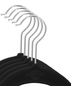 Closet Complete Premium True Heavyweight Velvet Hangers, 50, Black 20 61Smm4iTuFL 1