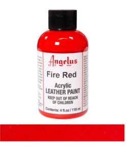 Angelus Acrylic Leather Paint Fire Red 4oz 4 Fl Oz (Pack of 1) 13 61Sn2wlwBvL