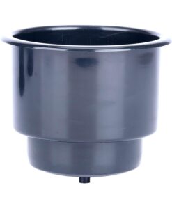Amarine Made (Set of 4) Black Recessed Drop in Plastic Cup Drink Can Holder with Drain for Boat Car Marine Rv - Black 31 61SnNU8mY1L