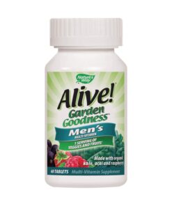 Nature's Way Alive! Garden Goodness Men's Multivitamin, One Serving of Veggies and Fruits**, High Potency B-Vitamins, 60 Tablets 13 61SnfqHyCzL