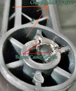 Heavy Duty Replacement Office Chair Base - 28" Aluminum - S4164 32 61SoA7draHL