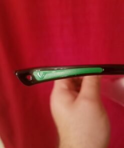 NoCry Clear Safety Glasses for Men and Women; Lightweight Work Glasses with Adjustable Frames and No-Slip Grips; Scratch Resistant Anti Fog Safety Glasses with Superior UV Protection, ANSI Z87.1 Rated Black & Green 1 43 61SoGObLjfL