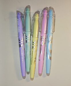 Pilot, FriXion Light Pastel Erasable Highlighters, Chisel Tip, Pack of 5, Pastel Blue, Pink, Yellow, Green & Purple. 5-Pack 43 61SqXBKyifL