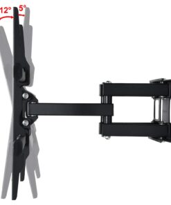 VideoSecu MW380B5 Full Motion Articulating TV Wall Mount Bracket for Most 37"-70" LED LCD UHD Plasma HDTV Up to 125 lbs with 684x400 600x400 400x400 150x100mm, Dual Arm Pulls Out Up to 14" AW9 50 61SqvLQcCFL