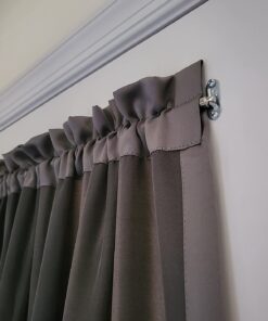 SKEMIX 5/16-Inch Swivel End Sash Curtain Rods - 2 Rods - 21 - 38 Inch Adjustable Width, White with Nickel Ends 28 61SqvixmhVL