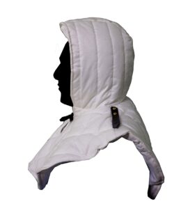 VTC New Medieval Renaissance Armor Padded Arming Cap Collar Head Neck Cotton White SCA 4 61SqwlMuKBL