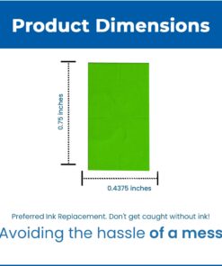 1136 Green Monarch Labels, 8 Rolls, 14,000 Two line Labels 8 61Srom7M63L