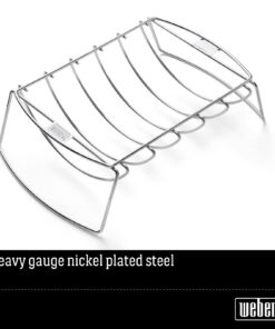 Weber Original Rib And Roast Holder, Steel, Large 14 61StIEE3QSL