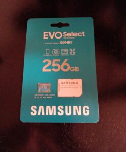 SAMSUNG EVO Select Micro SD-Memory-Card + Adapter, 256GB microSDXC 130MB/s Full HD & 4K UHD, UHS-I, U3, A2, V30, Expanded Storage for Android Smartphones, Tablets, Nintendo-Switch (MB-ME256KA/AM) 41 61StftJacWL 1