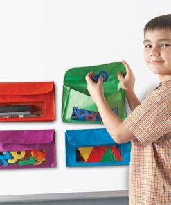 Learning Resources Magnetic Storage Pockets, Set of 4 in 4 Colors,Whiteboard Accessory Case, Classroom Organization, Back to School Supplies,Teacher Supplies 12 61SuQiPd5LL
