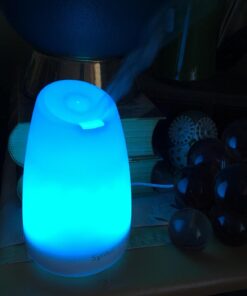 Syntus 150ML Essential Oil Diffuser Ultrasonic Aromatherapy Diffusers with Adjustable Mist Mode and Waterless Auto Shut-Off for Home Office 38 61SuvK LGgL