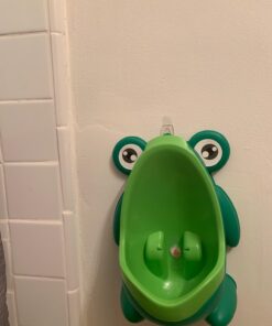 Comcl Frog Children Potty Toilet Training Kid Urinal for Boy Pee Trainer Bathroom Green 22 61Sx27isNIL
