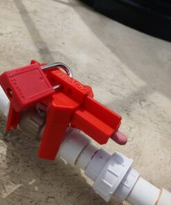Master Lock 410RED Lockout Tagout Safety Padlock with Key Red 1-1/2", 1-3/4" 28 61Sx5EelxFL