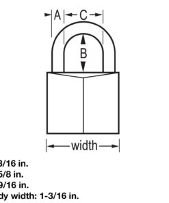 Master Lock Covered Aluminum Padlock with Key, Black, 4 count (Pack of 1) 4 count (Pack of 1) 27 61SyI0MOH8L