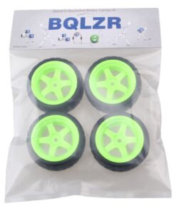 BQLZR Black and Green RC 1: 10 On-Road Racing Car 290143 Wheel Rims & Tires Pack of 4 Black + Green RC1:10 16 61SyXJ3VOLL