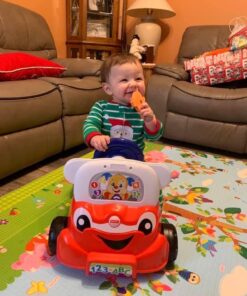 Fisher-Price Laugh & Learn 3-In-1 Smart Car, Baby Walker & Toddler Ride-On Toy with Smart Stages Learning Content for Ages 9+ Months Standard 46 61SzRhWy68L