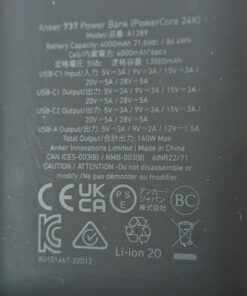 Anker Power Bank, 24,000mAh 3-Port Portable Charger with 140W Output, Smart Digital Display, Compatible with iPhone 15/15 Plus/15 Pro/15 Pro Max, iPhone 14/13 Series, Samsung, MacBook, Dell, AirPods 71 61T eqzRkrL