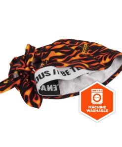 Ergodyne Chill-Its 6615 Absorptive Moisture-Wicking Dew Rag, Flames, One Size 16 61T r1VBNqS