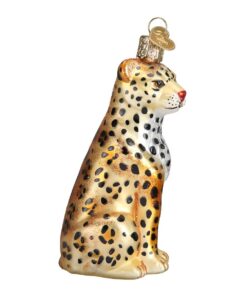 Old World Christmas Ornaments: Wildlife Animals Glass Blown Ornaments for Christmas Tree, Leopard 11 61T018hoBtL