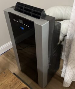 Whynter ARC-14S 14,000 BTU Dual Hose Portable Air Conditioner with Dehumidifier and Fan for Rooms Up to 500 Square Feet, Includes Storage Bag, Platinum/Black, AC Unit Only 79 61T2eQ7H9GL