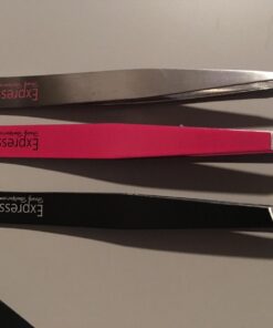 Express Beauty Boutique Tweezers 3pcs Set Pink Case Professional Quality Stainless Steel Precision Eyebrow Tweezer for Ingrown Hair Shaping Eyebrows. 36 61T2yMtpaVL