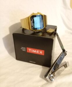 Timex Men's T78677 Classic Digital Gold-Tone Stainless Steel 37 61T3i5gU5L