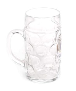 1 Liter HB "Hofbrauhaus Munchen" Dimpled Glass Beer Stein 23 61T3va0e7JL