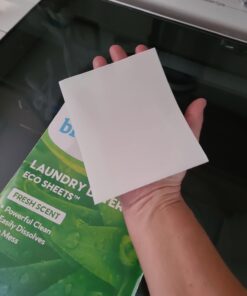 Earth Breeze Laundry Detergent Sheets - Fresh Scent - No Plastic Jug (60 Loads) 30 Sheets, Liquidless Technology… Fresh Scent, 1 Pack 40 61T48c0MTTL