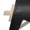 VViViD XPO Black Carbon Fiber Chevy Bowtie Logo Wrap Kit (2 Rolls (11.8 Inch x 4 Inch)) 2 rolls (11.8" x 4") 11 61T494Q7HaL