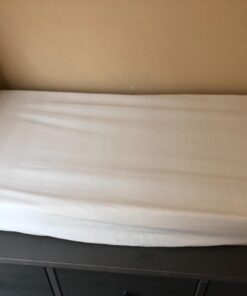 TILLYOU Changing Pad Cover Set in Soft Jersey Material - Fits 32"/34''x16" Contoured Pad for Babies,Peachy Pink & Lt Gray 2 Piece Assortment 2-pack Peachy Pink & Lt Gray 33 61T59qey68L