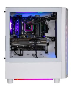 Skytech Gaming Archangel Gaming PC, Ryzen 7 5700X 3.4 GHz, RTX 4060, 1TB NVME, 16GB DDR4 RAM 3200, 600W Gold PSU Wi-Fi, Win 11 Home, RGB-Keyboard and RGB-Mouse Included 5700X | 4060 17 61T6EGwNRWL