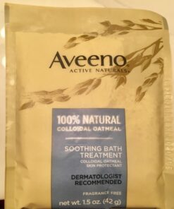 Aveeno Soothing Bath Soak for Eczema, Natural Colloidal Oatmeal, 8 ct. 1.50 Ounce (Pack of 8) 33 61T6EaXhwQL