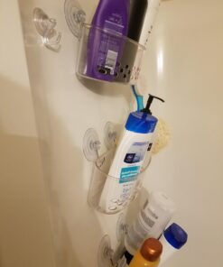 Super Heavy Duty Suction Cup Hook, Powerful Suction Lasts Years, Strong Hanger for Bathroom, Kitchen Accessories, Wreath, Bird Feeder, Christmas Lights and More, Clear, 3 1/4", 6-Pack by SillyCute 19 61T6IVZTBvL