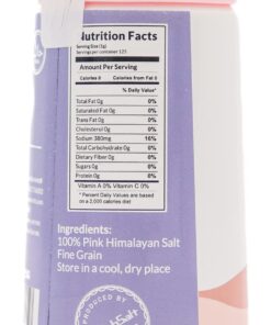Alternative view of Natural Pink Himalayan Cooking Salt - Kosher Certified Fine Grain Gourmet Salt in Mini 4 oz Shaker - Heart Healthy Salt Packed with Minerals 4 Ounce (Pack of 1)