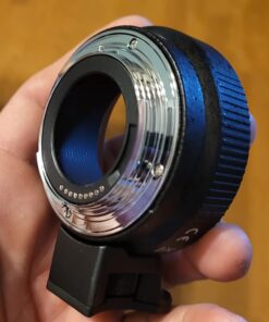 Commlite CM-EF-EOS M Auto-Focus Lens Mount Adapter for EF/EF-S Lens to Canon EOS M (EF-M Mount) Mirrorless Camera Lens Converter Ring for Canon EOS M1 M2 M3 M5 M6 M10 M50 M100 EF-EOS M 51 61T8iZc1wL